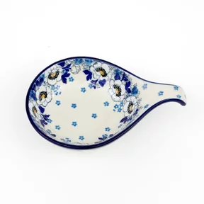 Kokilka ceramiczna 174 <br>2222X Biało-niebieskie anemony